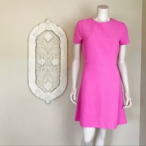 Gianni Bini Hot Pink Fit and Flare Short Sleeve Dress Size Medium